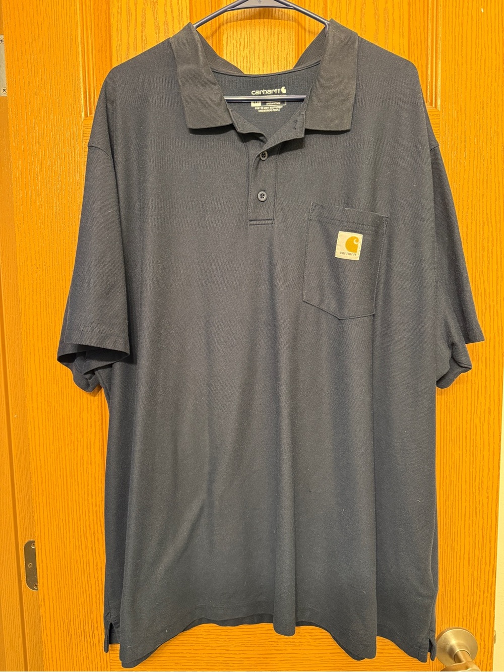 Carhartt Mens Loose Fit Navy Polo 3XL Pocket